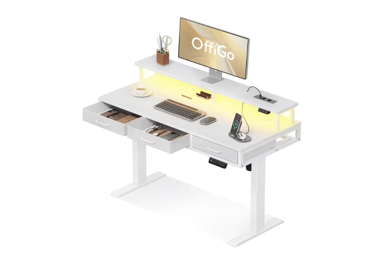 Bureau Électrique avec Rangement